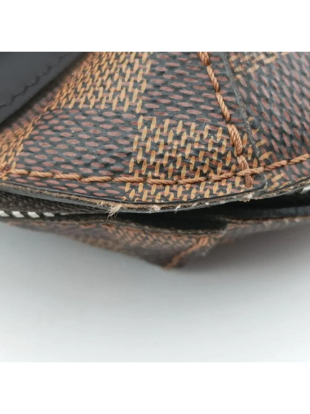 Louis Vuitton Pdj Porte Documents Jules Ebene Noir Damier Canvas Leather
